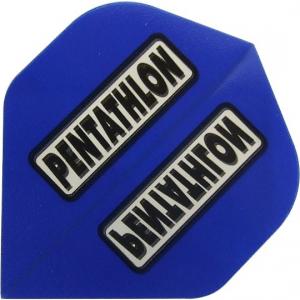 Dart Flights Pentathlon Standard blau